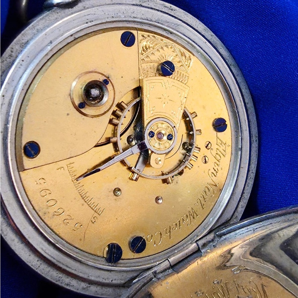 Elgin Vintage 1870s Key Wind Pocketwatch 58mm 526095 Needs Service or Repair - Picture 3 of 7
